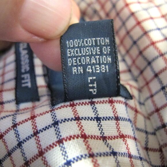 Ralph Lauren Button Up Shirt Long Sleeve Classic Fit Check Men's XXL‎ - Picture 6 of 7